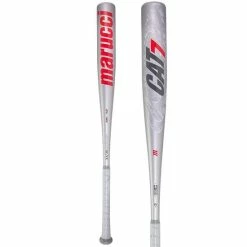 Marucci CAT 7 Silver (-3) BBCOR Baseball Bat: MCBC72S