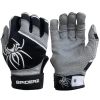 2022 Spiderz PRO Model Batting Gloves: Black/Grey -Cheap Baseball Bats Store 2022SpiderzPRO Black White