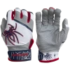 2022 Spiderz PRO Model Batting Gloves: White/Navy/Red 1 2022 Spiderz PRO Model Batting Gloves: White/Navy/Red -Cheap Baseball Bats Store 2022SpiderzPRO White NavyBlue Red