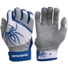 2022 Spiderz PRO Model Batting Gloves: White/Royal Blue -Cheap Baseball Bats Store 2022SpiderzPRO White RoyalBlue