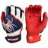 2023 Spiderz Pro Model Batting Gloves: White/Red/Navy -Cheap Baseball Bats Store 2023SpiderzProModelBattingGloves White Red Navy Title