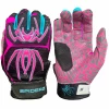 2023 Spiderz HYBRID Batting Gloves: Black Vice -Cheap Baseball Bats Store Black Vice