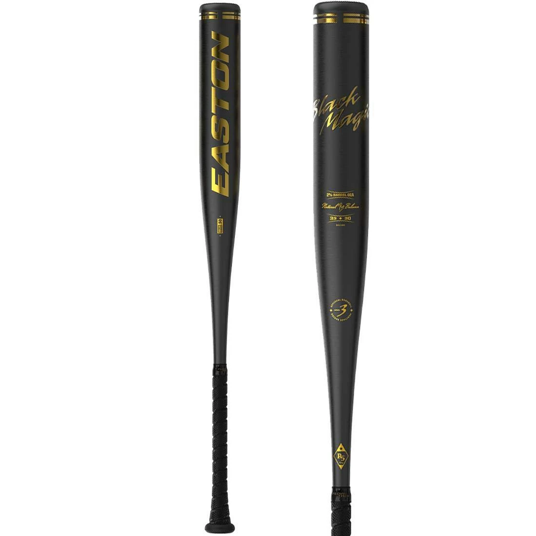 2023 Easton Black Magic Retro Mix (-3) BBCOR Baseball Bat: BB23BM 3 2023 Easton Black Magic Retro Mix (-3) BBCOR Baseball Bat: BB23BM