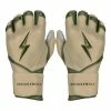 Bruce Bolt Premium Pro Military Series Long Cuff Batting Gloves: Beige -Cheap Baseball Bats Store IMG 0880