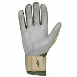 Bruce Bolt Premium Pro Military Series Long Cuff Batting Gloves: Beige 10 Bruce Bolt Premium Pro Military Series Long Cuff Batting Gloves: Beige -Cheap Baseball Bats Store IMG 0883
