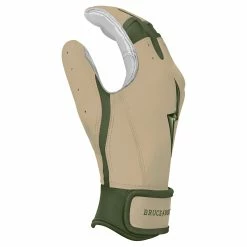 Bruce Bolt Premium Pro Military Series Short Cuff Batting Gloves: Beige -Cheap Baseball Bats Store IMG 0889