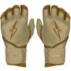 Bruce Bolt PREMIUM PRO Gold Series Batting Gloves: Long Cuff -Cheap Baseball Bats Store LC GLD HERO