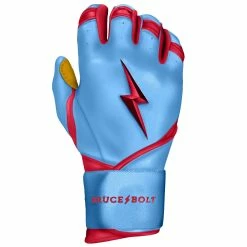Bruce Bolt PREMIUM PRO BADER Series Long Cuff Batting Gloves: Baby Blue 12 Bruce Bolt PREMIUM PRO BADER Series Long Cuff Batting Gloves: Baby Blue -Cheap Baseball Bats Store LC HBB RIGHT
