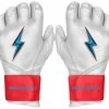 Bruce Bolt PREMIUM PRO BRINSON Series Long Cuff Batting Gloves: White 1 Bruce Bolt PREMIUM PRO BRINSON Series Long Cuff Batting Gloves: White -Cheap Baseball Bats Store LC LBW HERO scaled