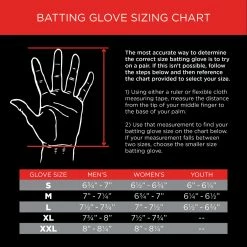 Marucci Sports PITTARDS Reserve Adult Batting Gloves (Multiple Colors): MBGPTRSV2 -Cheap Baseball Bats Store MarucciPitardGloveSizing