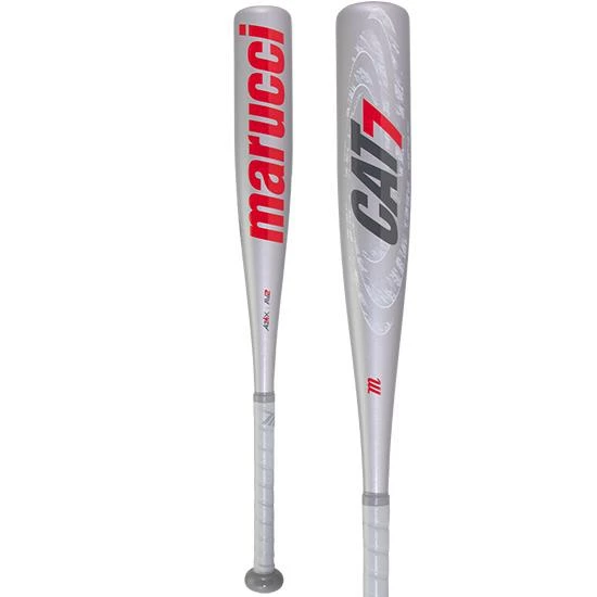 Marucci CAT 7 Silver (-10) Junior Big Barrel Baseball Bat: MJBBC72S 3 Marucci CAT 7 Silver (-10) Junior Big Barrel Baseball Bat: MJBBC72S