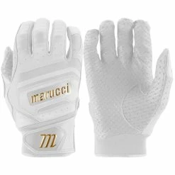Marucci Sports PITTARDS Reserve Adult Batting Gloves (Multiple Colors): MBGPTRSV2 -Cheap Baseball Bats Store Marucci Pittards White MBGPTRSV2 W