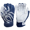 2022 Spiderz PRIZM Batting Gloves: Navy Blue/Silver -Cheap Baseball Bats Store PRIZM NavyBlueSilver
