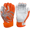 2022 Spiderz PRIZM Batting Gloves: Orange/Silver -Cheap Baseball Bats Store PRIZM OrangeSilver