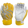 2022 Spiderz PRIZM Batting Gloves: Yellow/Silver -Cheap Baseball Bats Store PRIZM YellowSilver