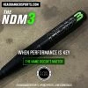 PURE Sports NDM3 13" 2 Piece Game Ready USSSA Slowpitch Softball Bat: M1B3 -Cheap Baseball Bats Store PURE Sports NDM3 INSTA Campaign 3