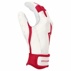 Bruce Bolt PREMIUM PRO BADER Series Short Cuff Batting Gloves: White 11 Bruce Bolt PREMIUM PRO BADER Series Short Cuff Batting Gloves: White -Cheap Baseball Bats Store SC HBW SIDE scaled
