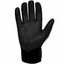 Bruce Bolt PREMIUM PRO BRINSON Series Short Cuff Batting Gloves: Black -Cheap Baseball Bats Store SC LBB PALM
