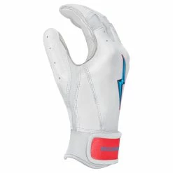 Bruce Bolt PREMIUM PRO BRINSON Series Short Cuff Batting Gloves: White -Cheap Baseball Bats Store SC LBW SIDE scaled