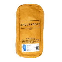 Bruce Bolt PREMIUM PRO Short Cuff Batting Gloves: Royal -Cheap Baseball Bats Store SC ROYG BAG
