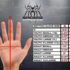 2022 Spiderz HYBRID Batting Gloves: Blue Line 5 2022 Spiderz HYBRID Batting Gloves: Blue Line -Cheap Baseball Bats Store Spiderz Size Chart 1261d03f 722c 49df 8c37 7e05a344c1b5