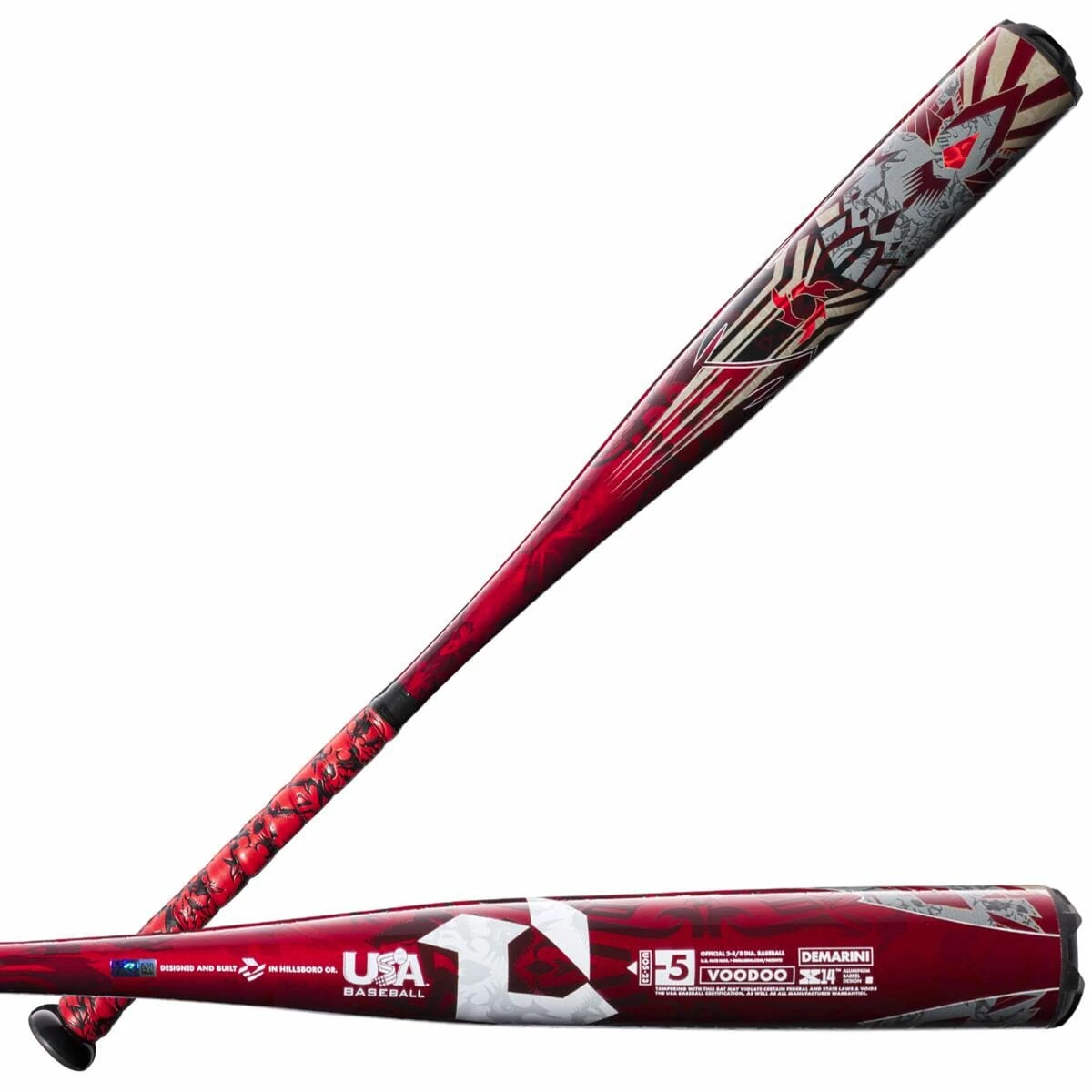 2023 DeMarini Voodoo ONE (-5) USA Baseball Bat: WBD2361010 4 2023 DeMarini Voodoo ONE (-5) USA Baseball Bat: WBD2361010 - Image 2