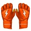 Bruce Bolt PREMIUM PRO Long Cuff Batting Gloves: Orange 2 Bruce Bolt PREMIUM PRO Long Cuff Batting Gloves: Orange -Cheap Baseball Bats Store premium pro long cuff batting gloves orange brucebolt 571260