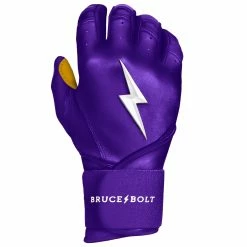 Bruce Bolt PREMIUM PRO Long Cuff Batting Gloves: Purple 10 Bruce Bolt PREMIUM PRO Long Cuff Batting Gloves: Purple -Cheap Baseball Bats Store premium pro long cuff batting gloves purple brucebolt 291804