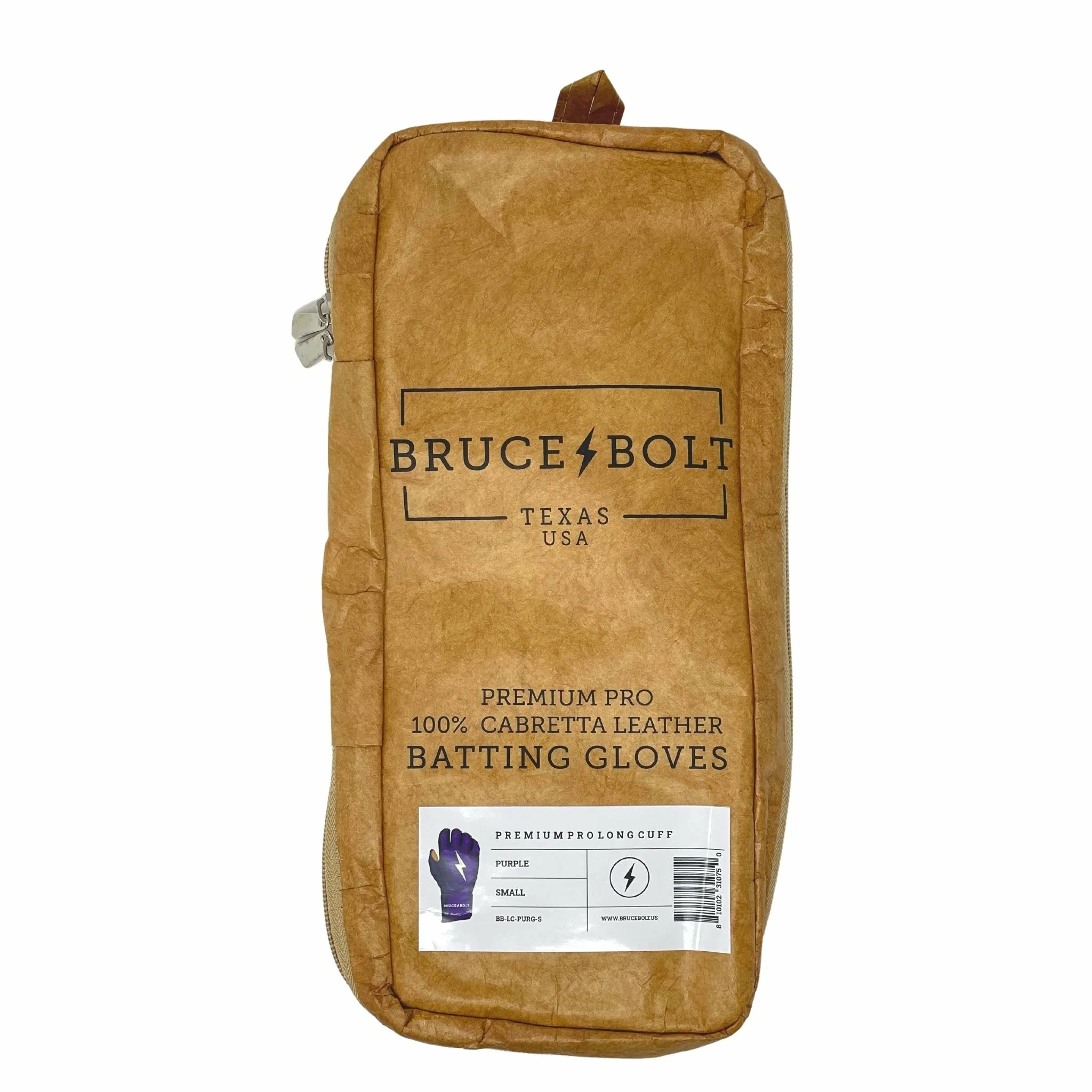 Bruce Bolt PREMIUM PRO Long Cuff Batting Gloves: Purple 9 Bruce Bolt PREMIUM PRO Long Cuff Batting Gloves: Purple - Image 7