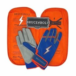 Bruce Bolt PREMIUM PRO NIMMO Short Cuff Batting Gloves: Blue -Cheap Baseball Bats Store premium pro nimmo series short cuff batting gloves blue gloves brucebolt 966194