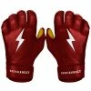 Bruce Bolt PREMIUM PRO Short Cuff Batting Gloves: Maroon -Cheap Baseball Bats Store premium pro short cuff batting gloves maroon brucebolt 213512