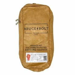 Bruce Bolt PREMIUM PRO Short Cuff Batting Gloves: Orange -Cheap Baseball Bats Store premium pro short cuff batting gloves orange brucebolt 357718