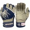 2022 Spiderz PRO Model Batting Gloves: Navy Blue/White 2 2022 Spiderz PRO Model Batting Gloves: Navy Blue/White -Cheap Baseball Bats Store pronavywhite